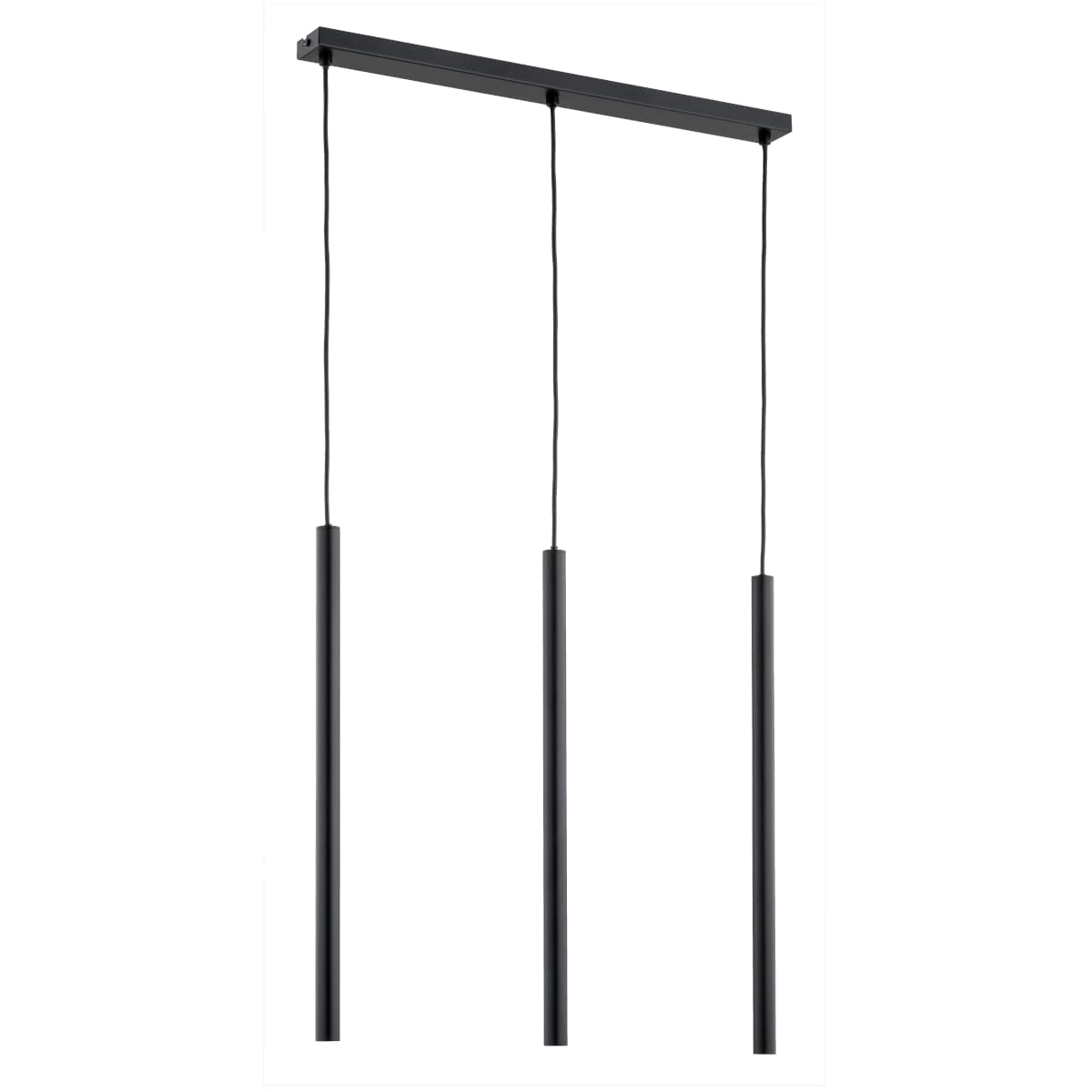 Lustra Pendul Alfa Collet Neagra 3Xg9 Led