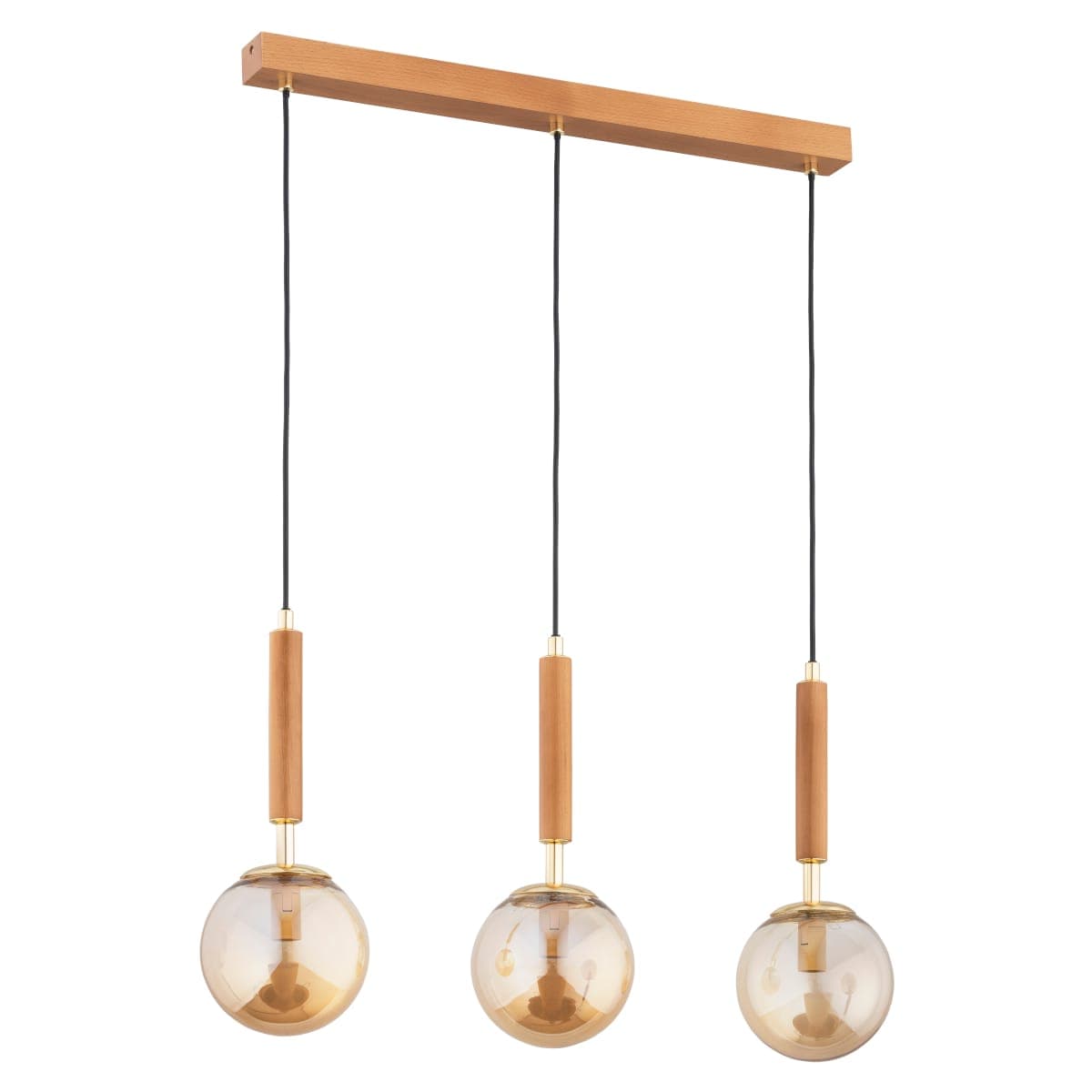 Lustra Pendul Alfa Tori Pro Lemn 3xE14