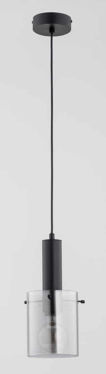 Lustra Pendul Alfa Celia Neagra 1xE27