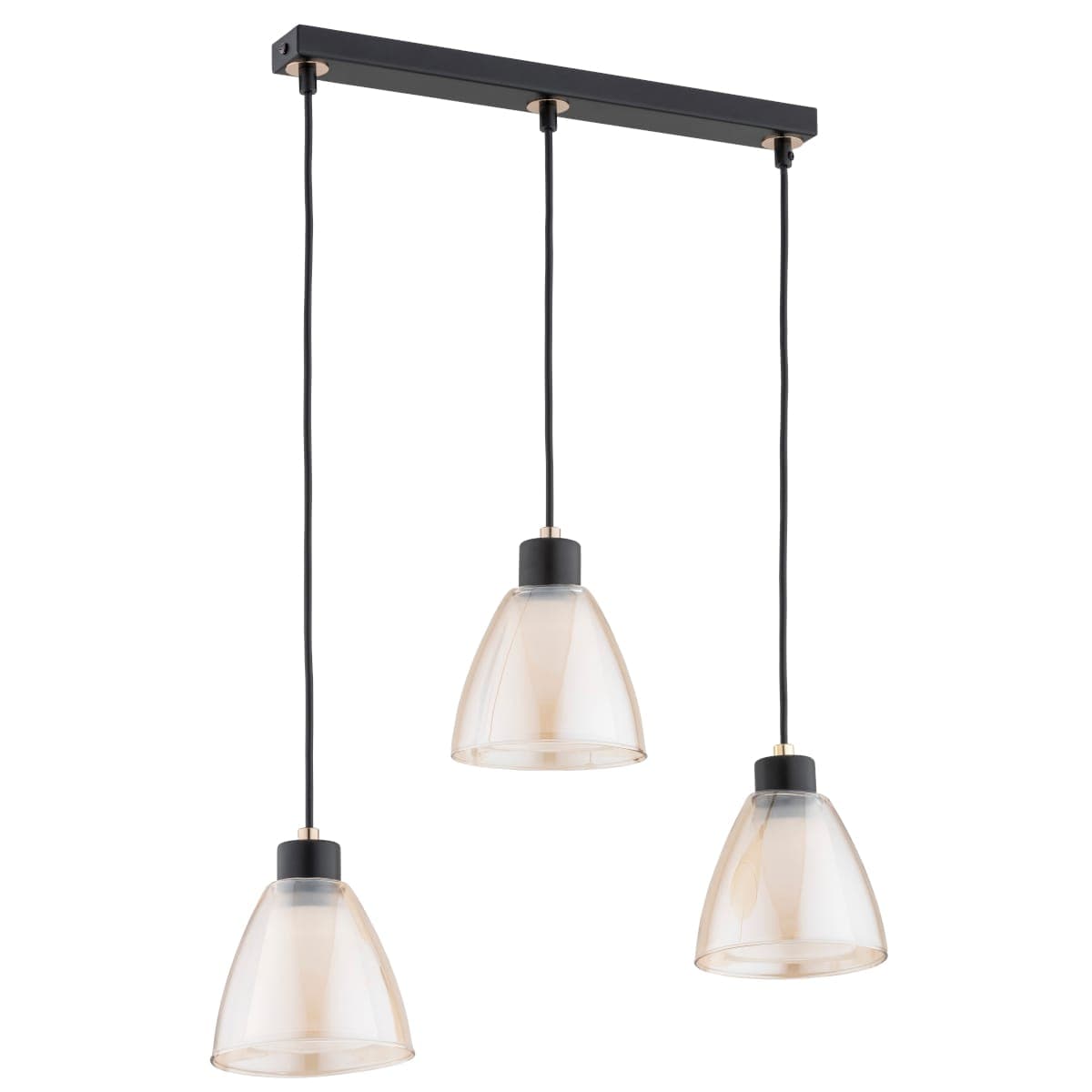 Lustra Pendul Alfa Anion Neagra 3xE27