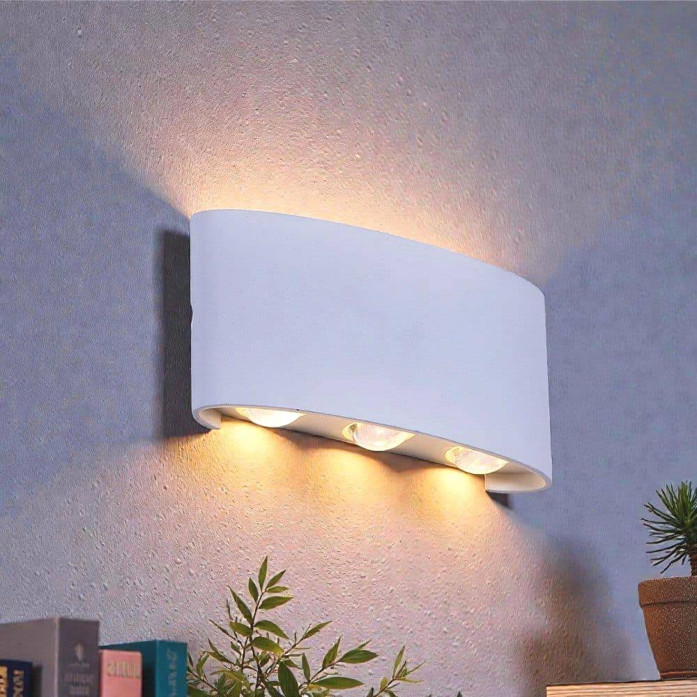 Aplica LED Perete Lumaro 6w 420lm 3000k Negru