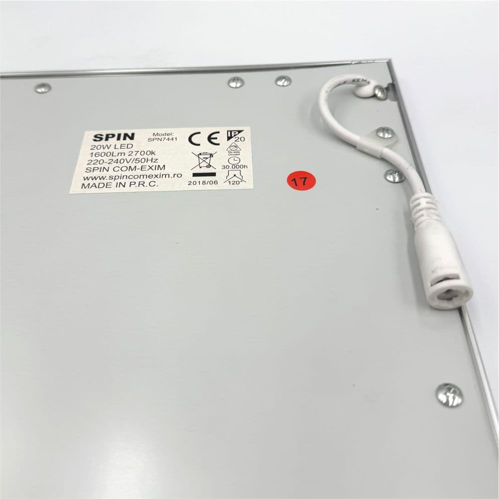 Panou Led 20W,295X295X10mm, lumina calda