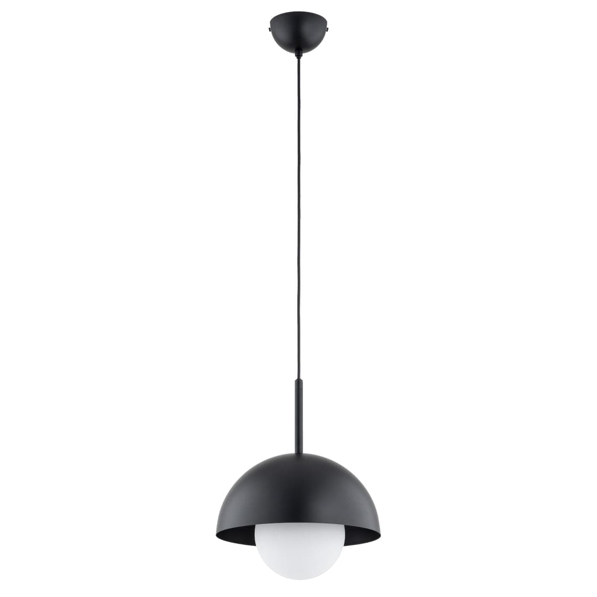 Lustra Pendul Alfa Neon Neagra 1xE14