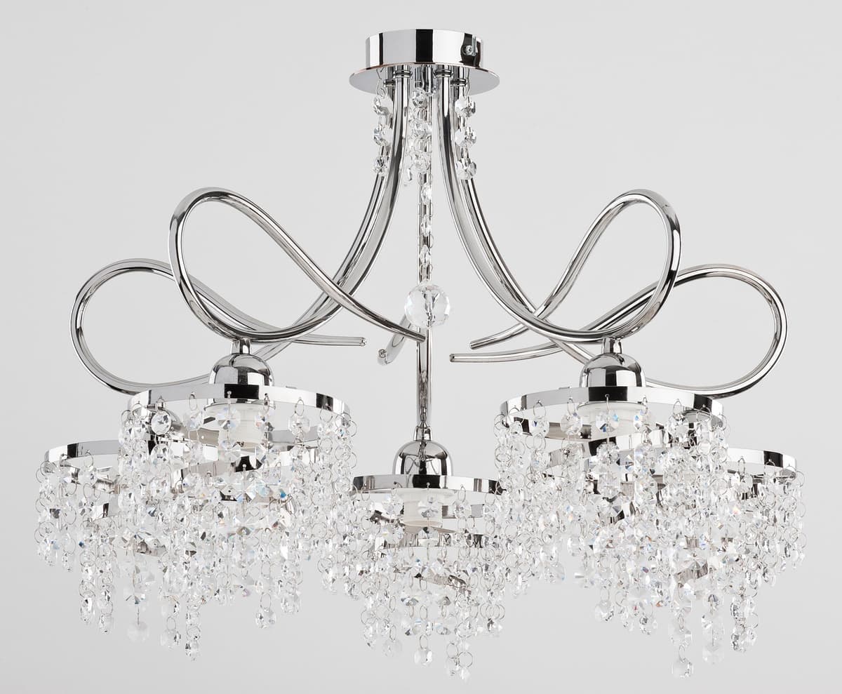 Lustra Alfa Diana Chrome 5xE14