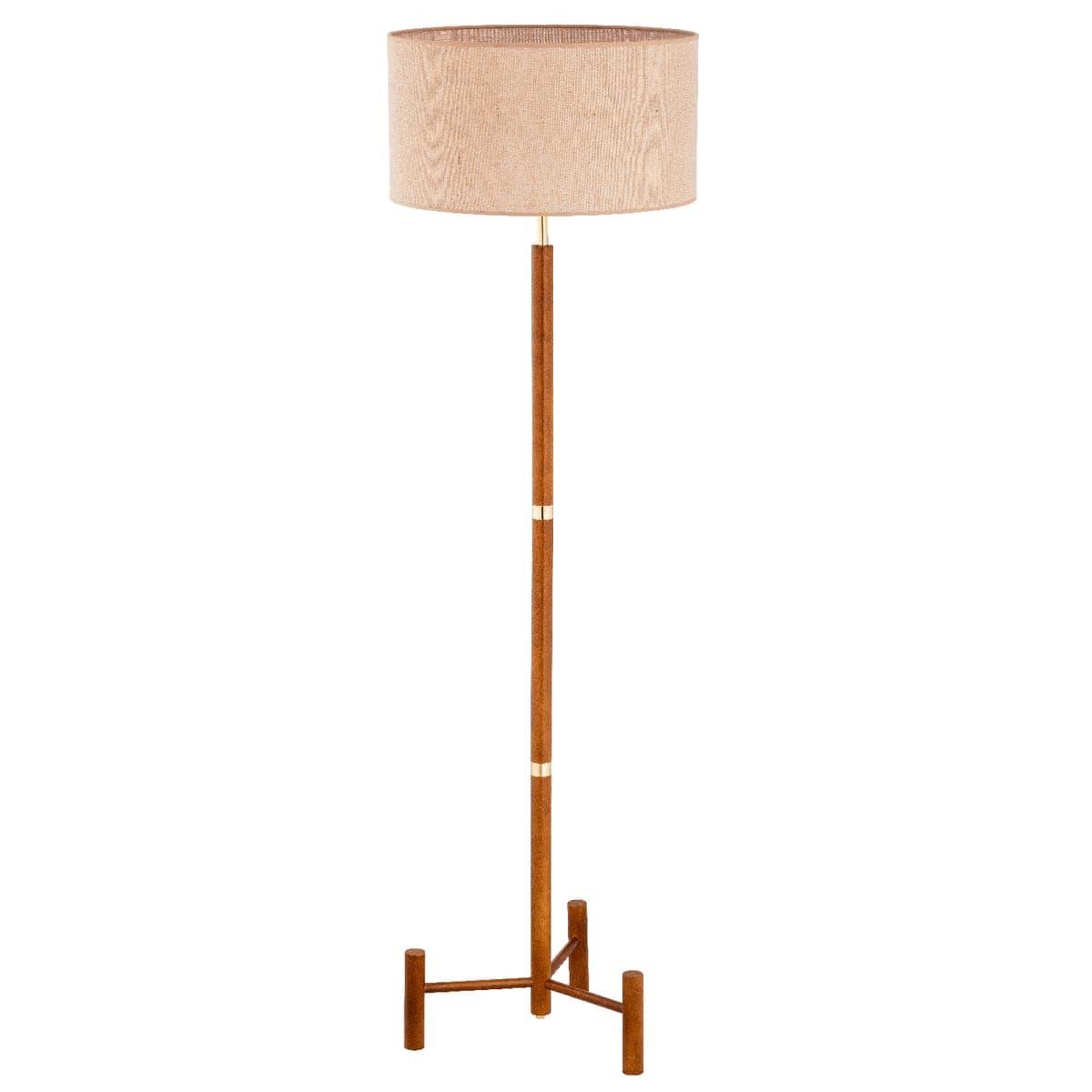 Lampa De Podea Alfa Supra Lemn 1xE27