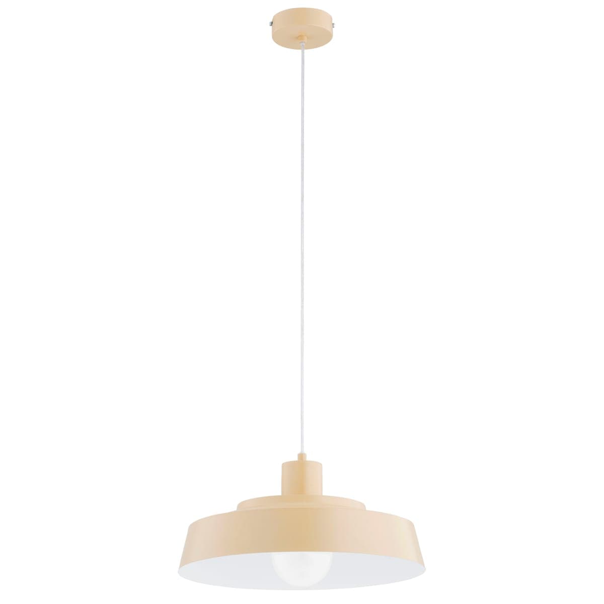 Lustra Pendul Alfa Delta Cream 1xE27