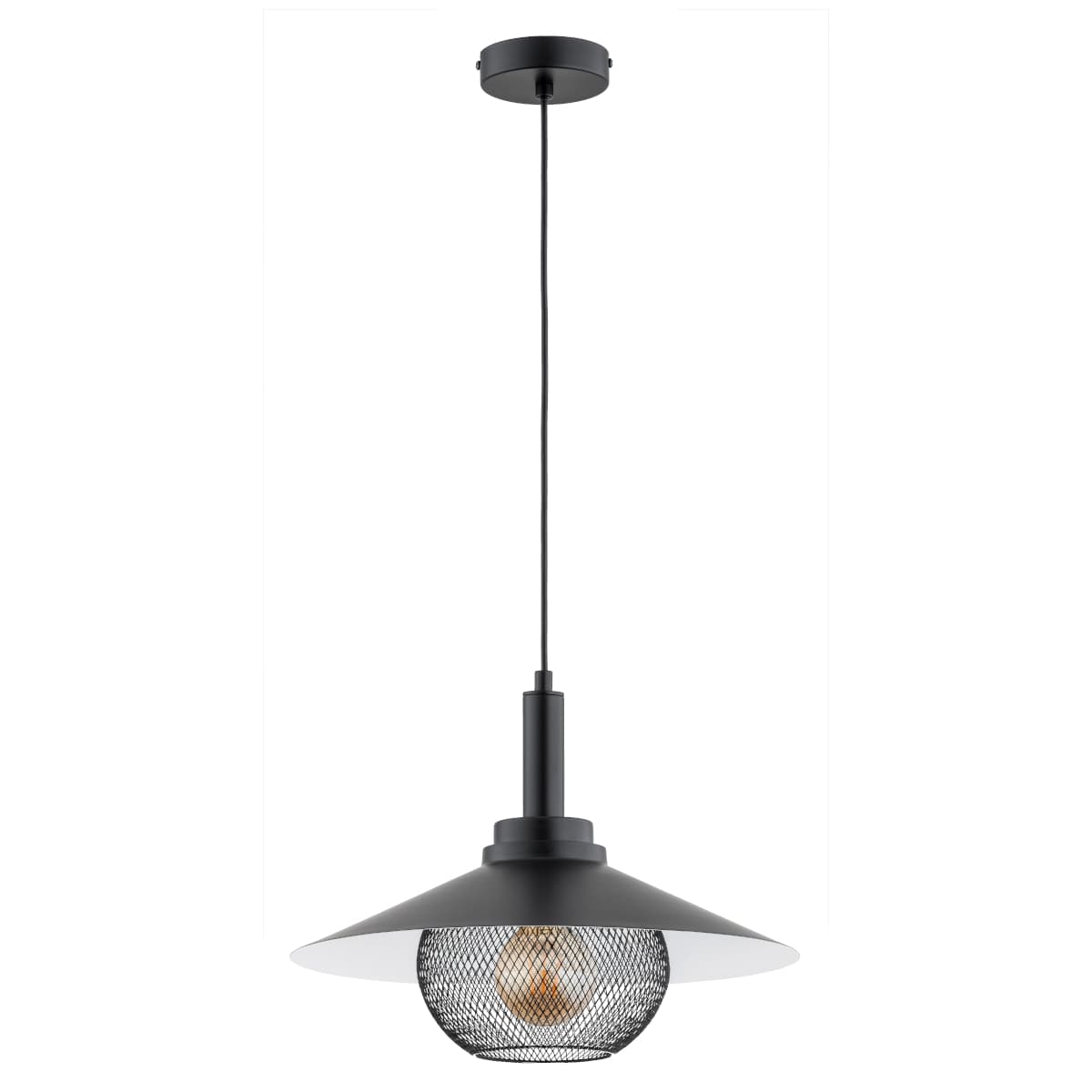 Lustra Pendul Alfa Bolero Mix Neagra 1xE27