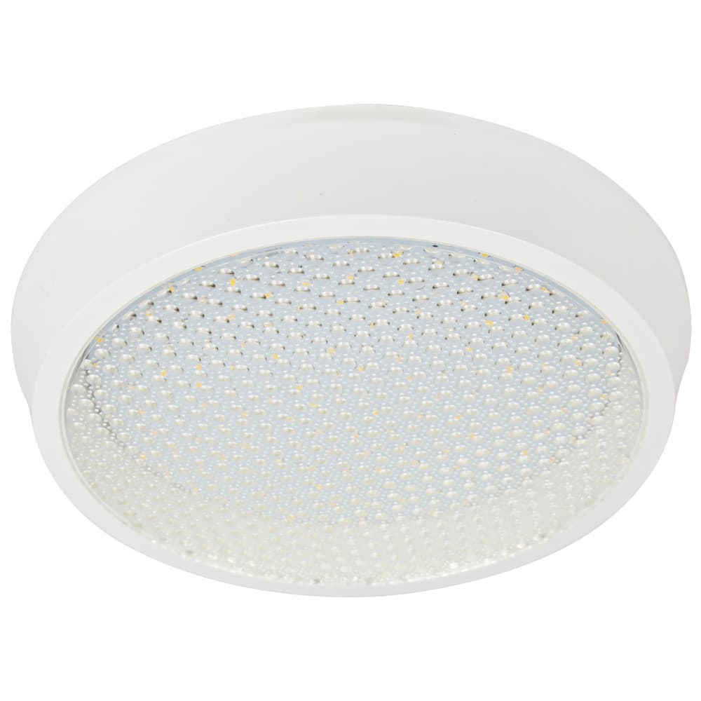 Plafoniera baie LED Volans rotunda 20W=170W, 225x35mm, 3000K, lumina calda, 3+1GRATIS