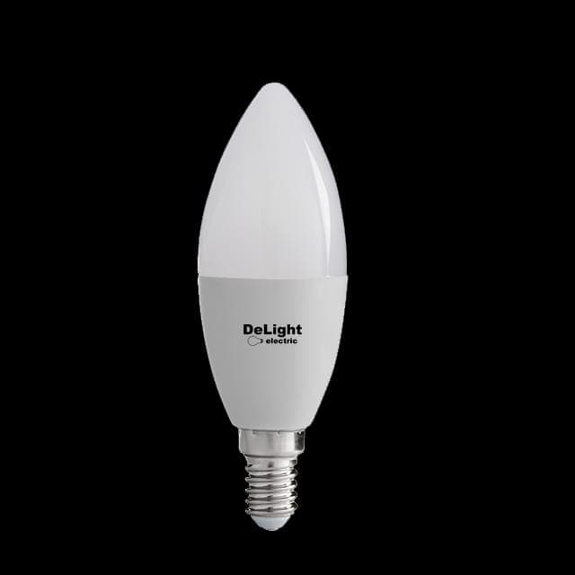 Bec Led Lumanare E14, model C37, 9W=80W, lumina rece