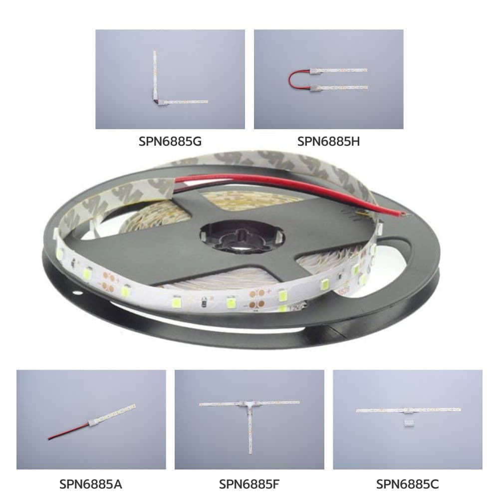 Banda LED 12V 4.8W/M 60LED/M IP65 R2835, lumina calda - rola de 5m