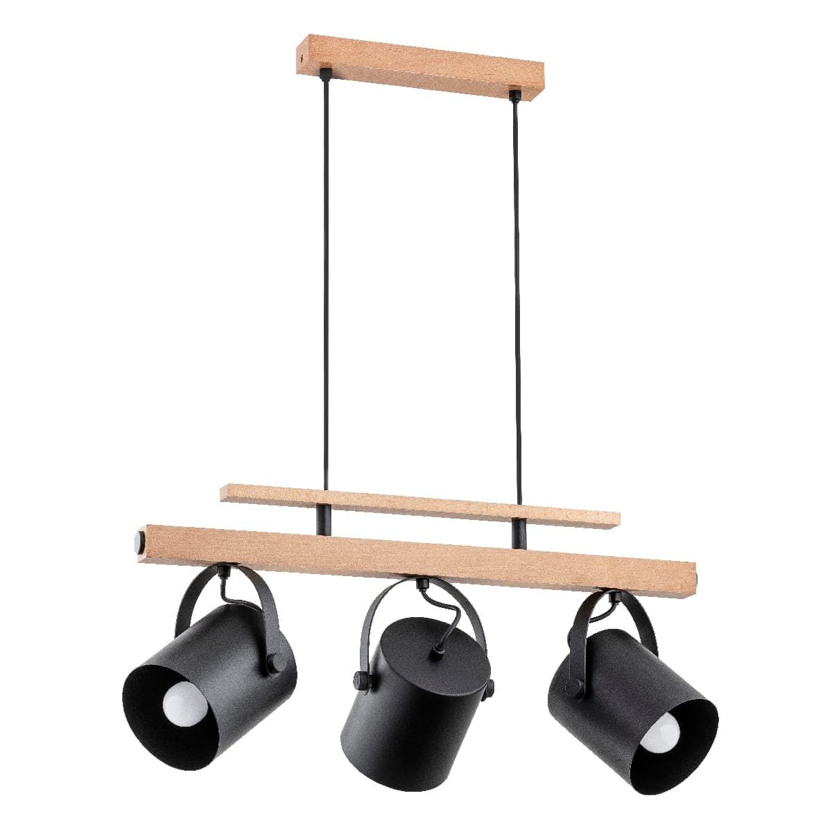 Lustra Pendul Alfa Teyla Lemn 3xE27