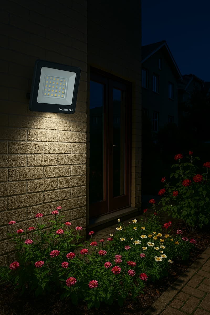 Proiector Led Exterior 50W=250W,SMD Galaxy, 6000K, lumina rece 178x150mm