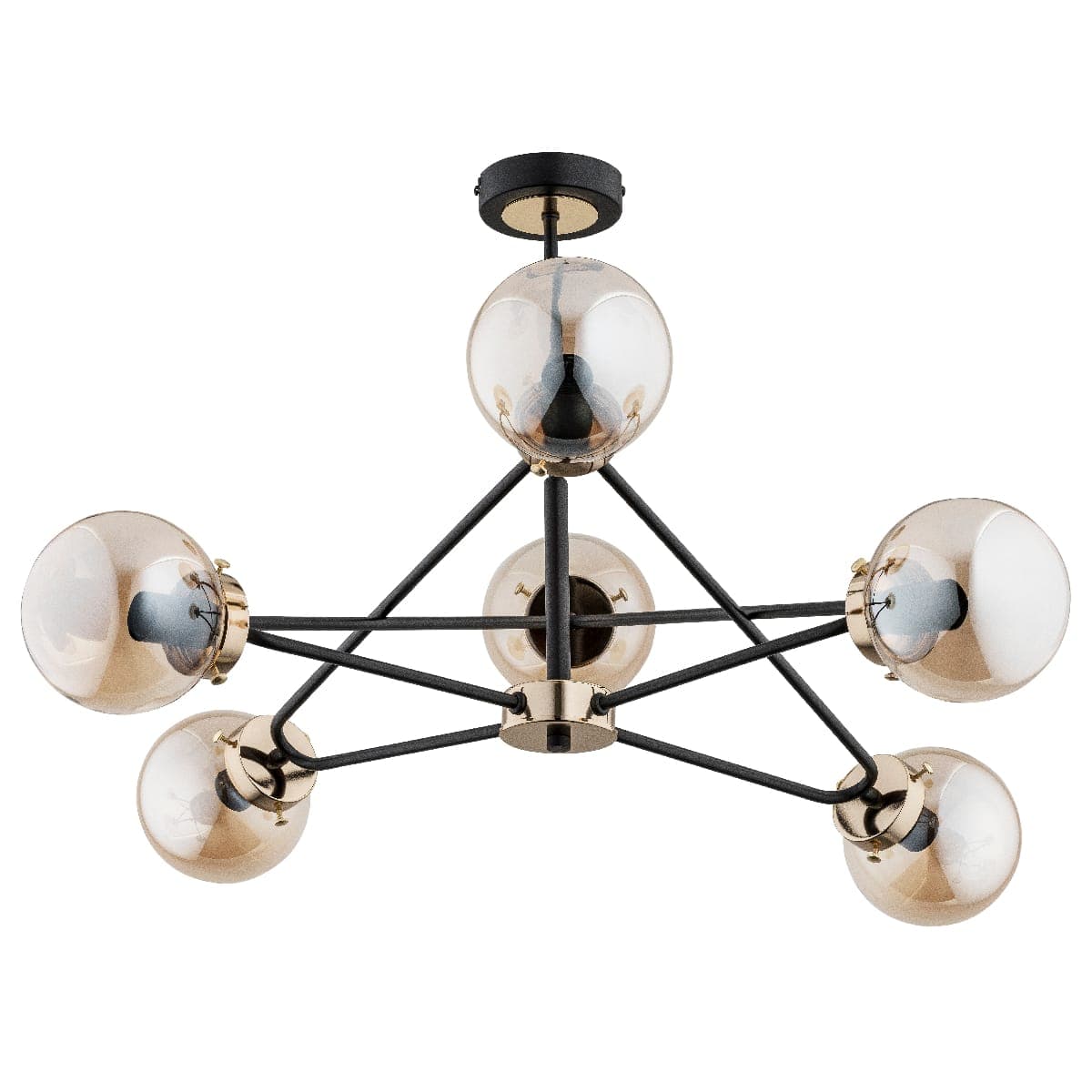 Lustra Alfa Sagito Brass 6xE14