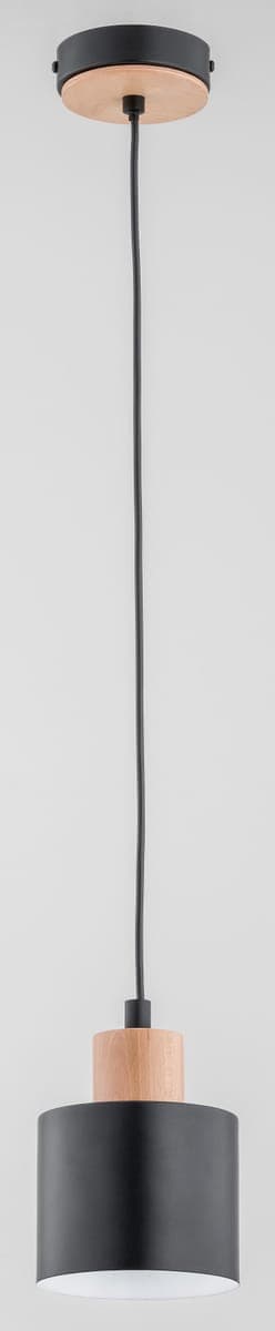 Lustra Pendul Alfa Ivo Neagra 1xE27