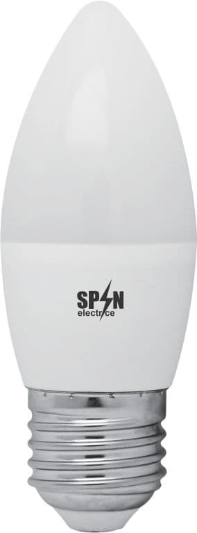 Bec Led Lumanare E27, model  C35, 5W=45W, lumina rece