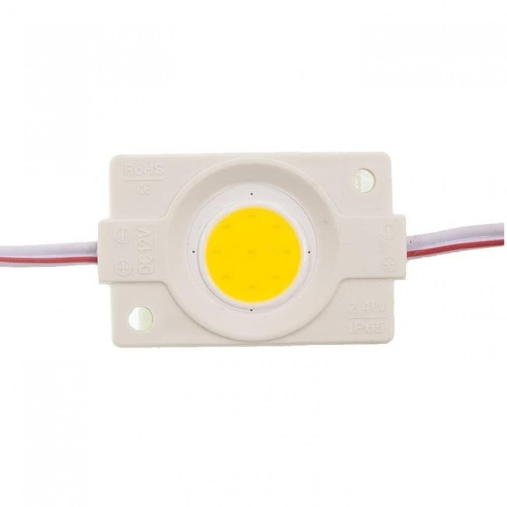 Modul LED COB ALB 9 LED-uri 2.4W/200lm/IP65/12V