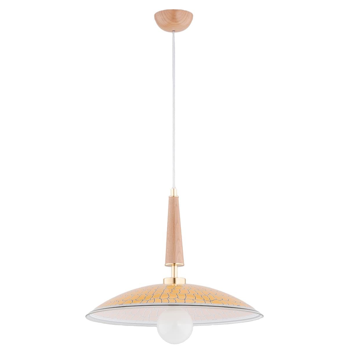 Lustra Pendul Alfa Combo Lemn 1xE27