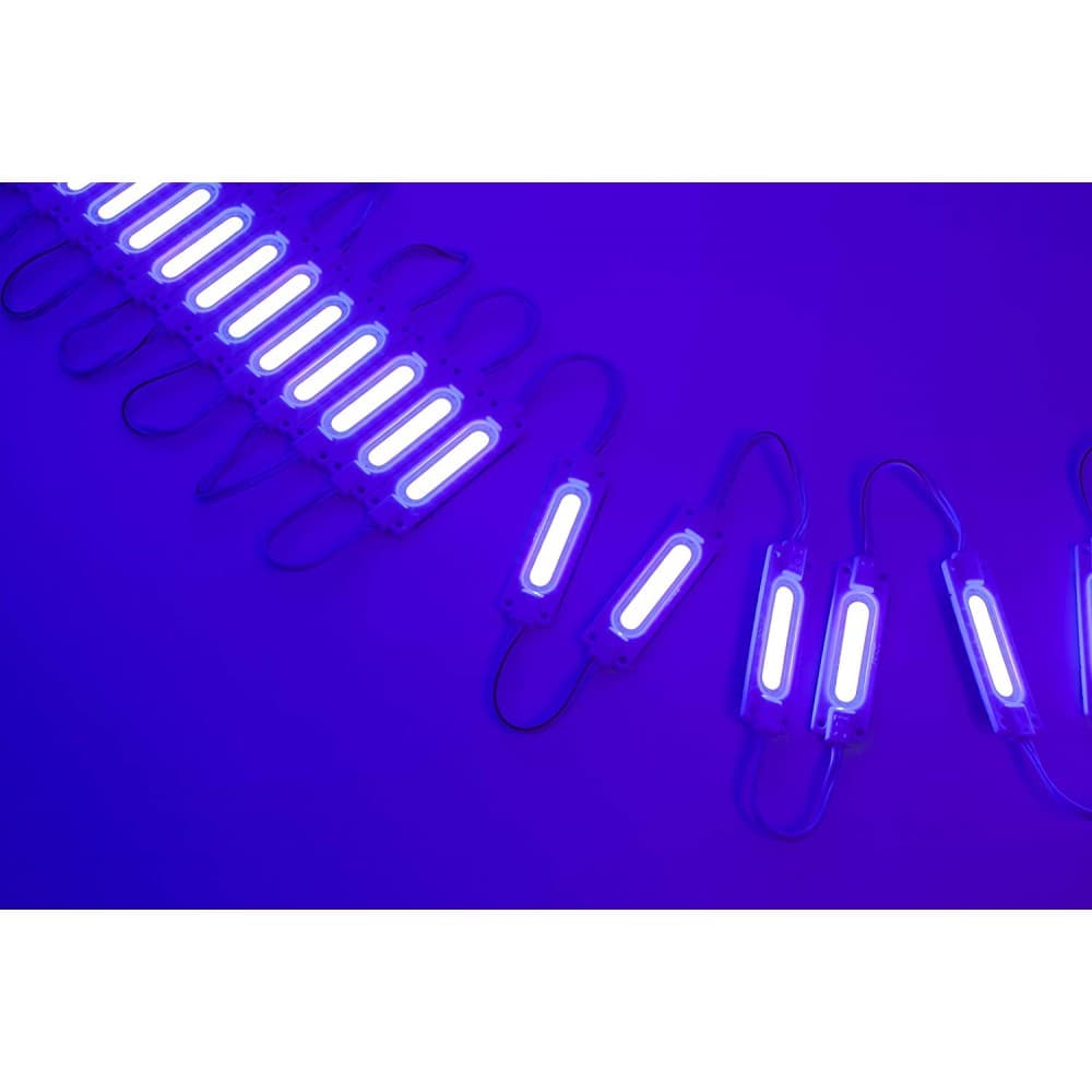 Modul LED COB ALBASTRU 6 LED-uri 2W/150lm 24V IP65