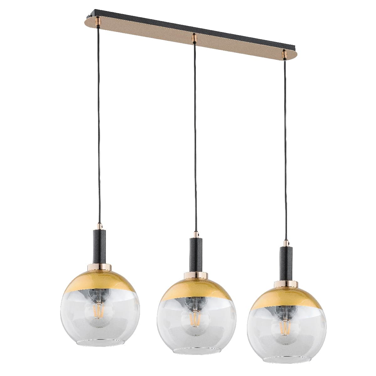 Lustra Pendul Alfa Adria Aurie 3xE27