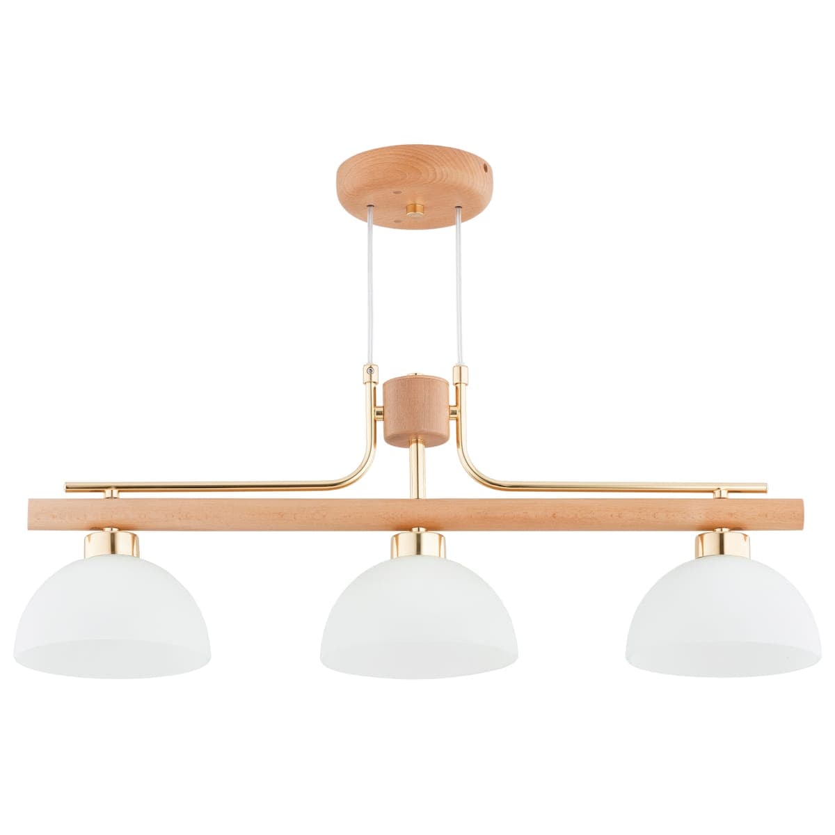 Lustra Pendul Alfa Lessi Lemn 3xE27