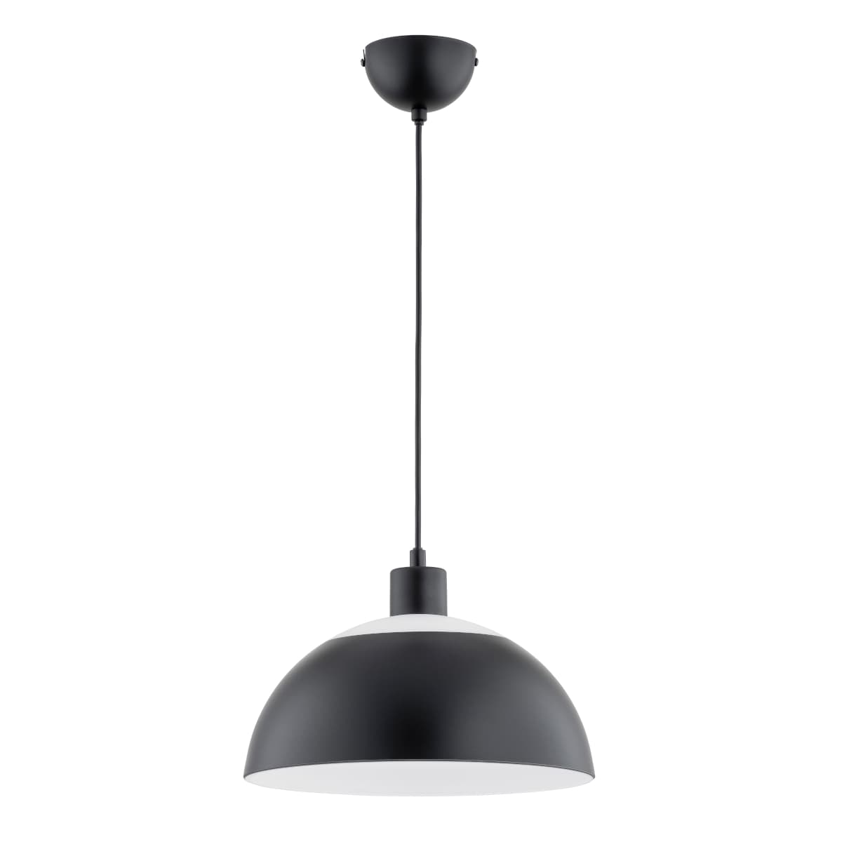 Lustra Pendul Alfa Oksa Neagra 1xE27
