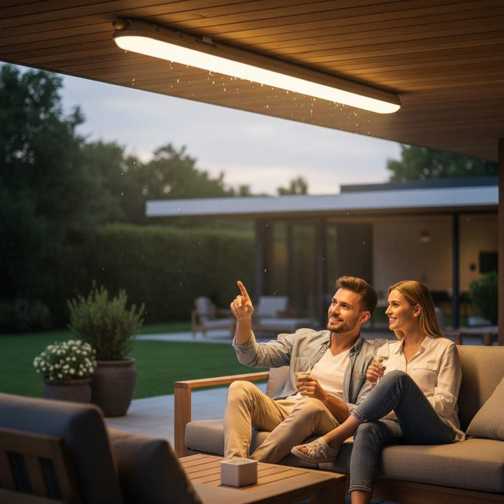 Corp Led 48W=96W, 6500K, lumina rece, cu protectie IP65, 1500Mm