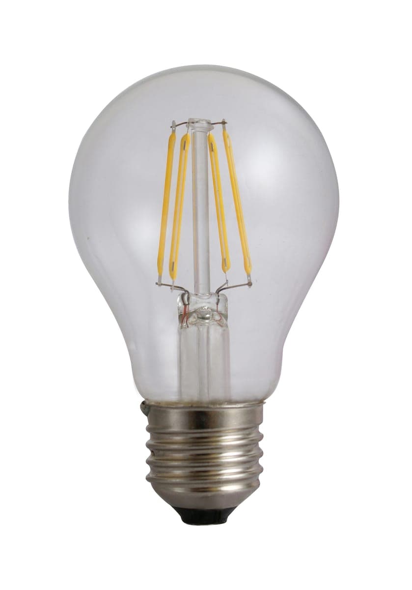 Bec led filament E27, model A55, 4W=45W, 4000K, lumina neutra