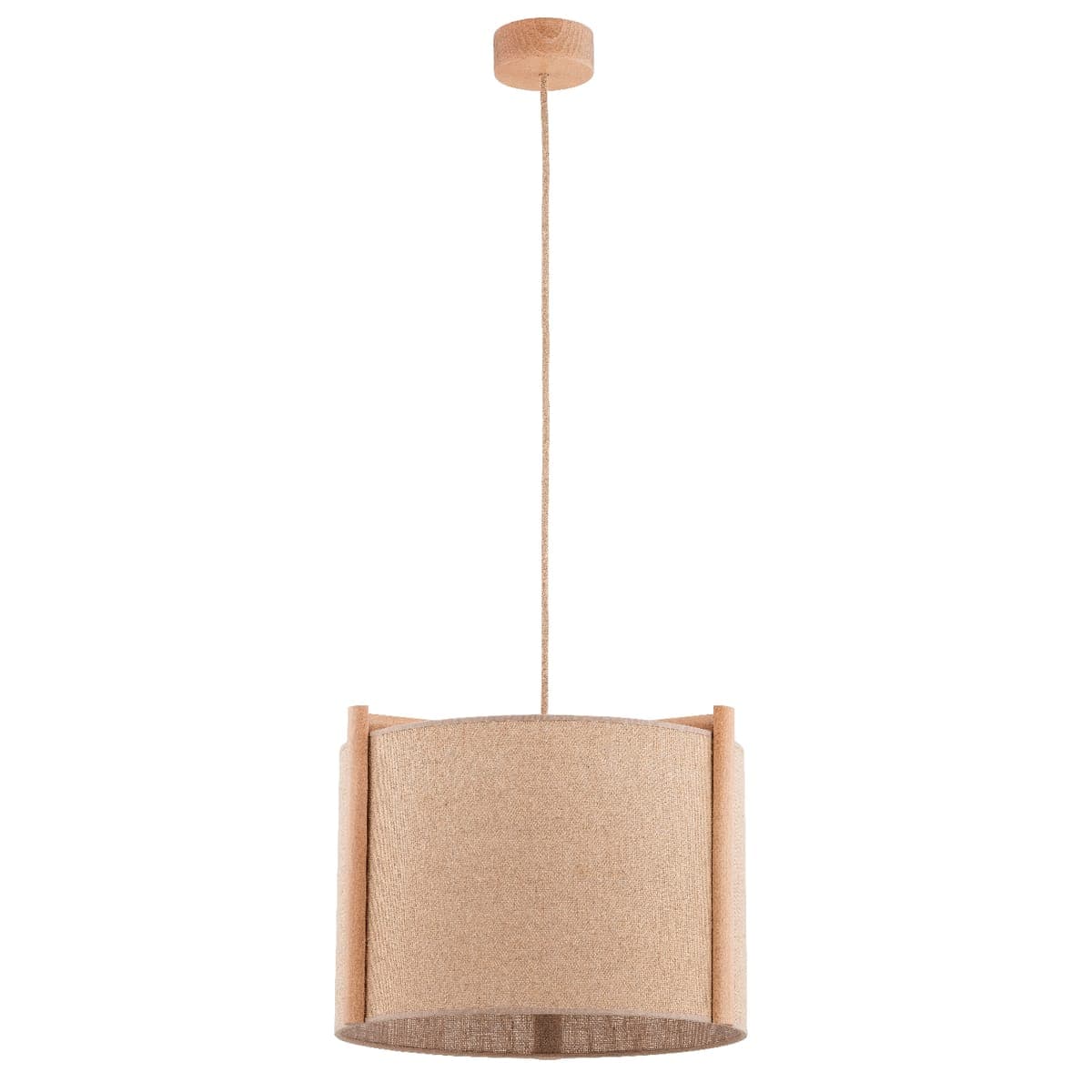 Lustra Pendul Alfa Leidi 2 Jute 1xE27