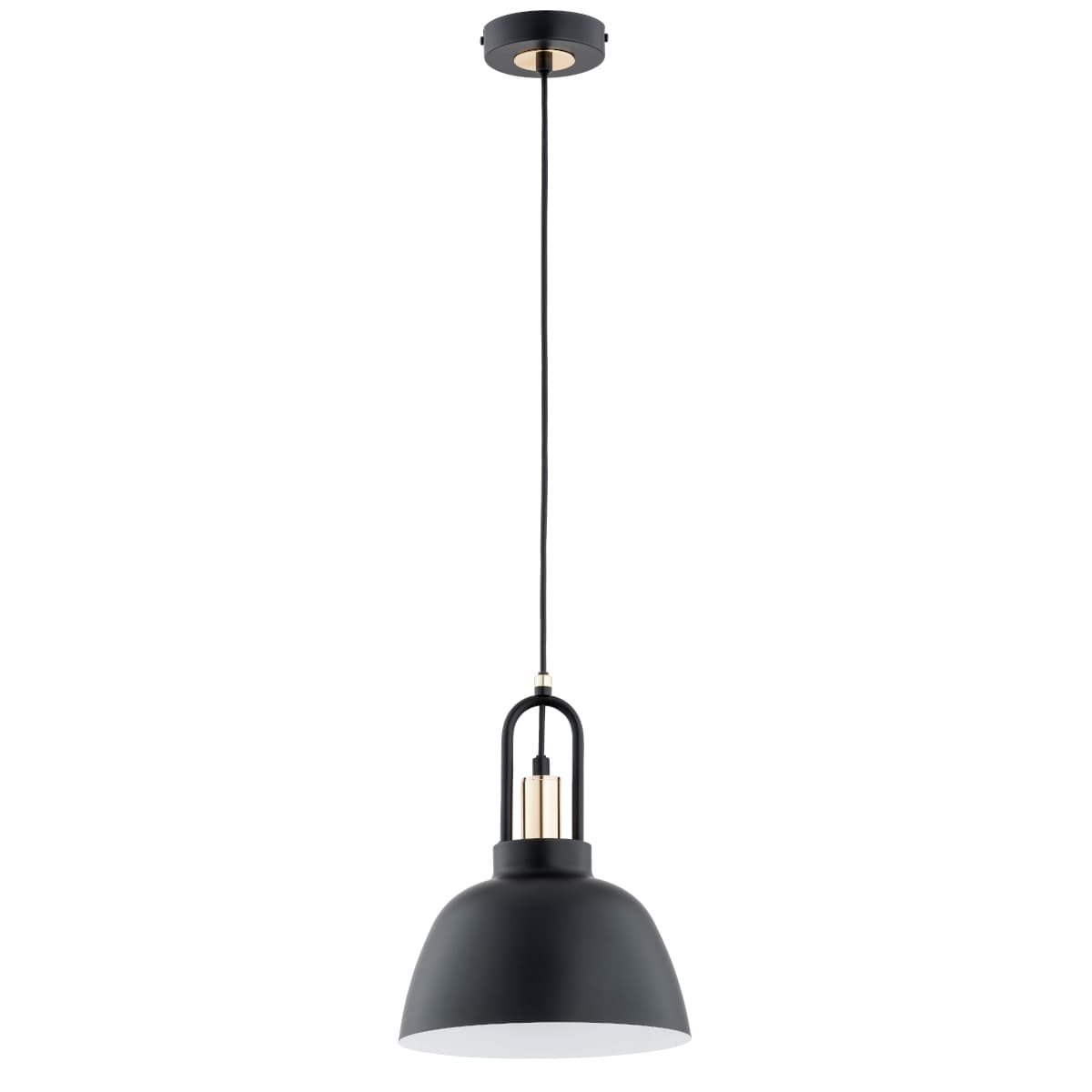 Lustra Pendul Alfa Mirave Neagra 1xE27