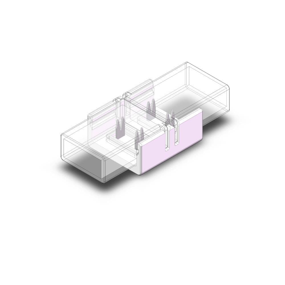 Conector prelungire " I " pentru banda led COB IP67 12V/24V