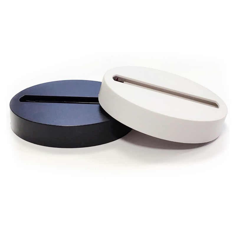 Baza rotunda pentru spot LED T3, alba