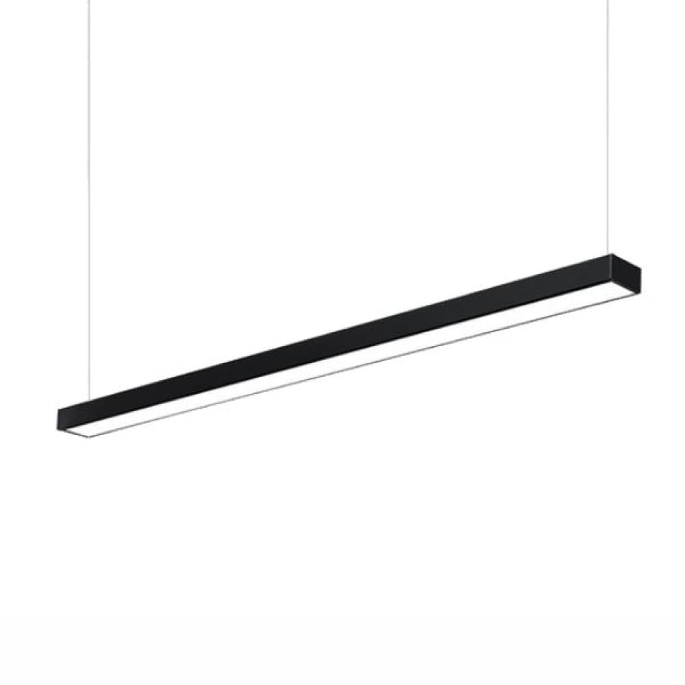 Corp LED liniar, culoare neagra, 40W, 5000K, 120 cm