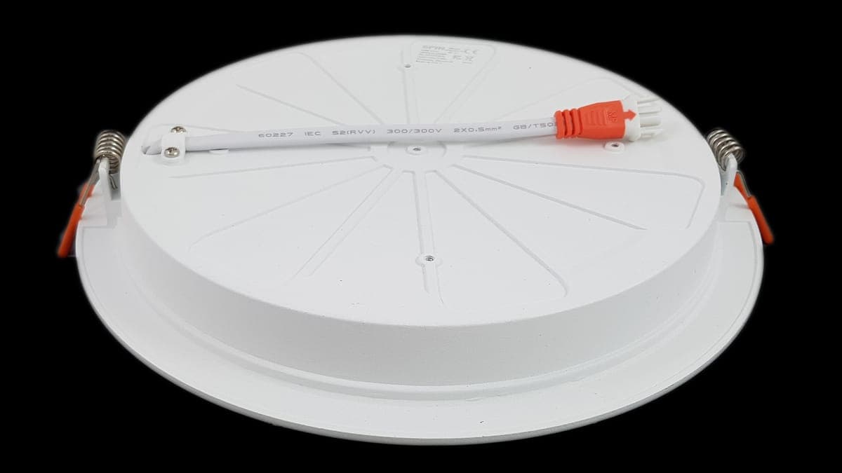 Spot Led Slim incastrat Ø225, 30W=200W, 3000K, lumina calda