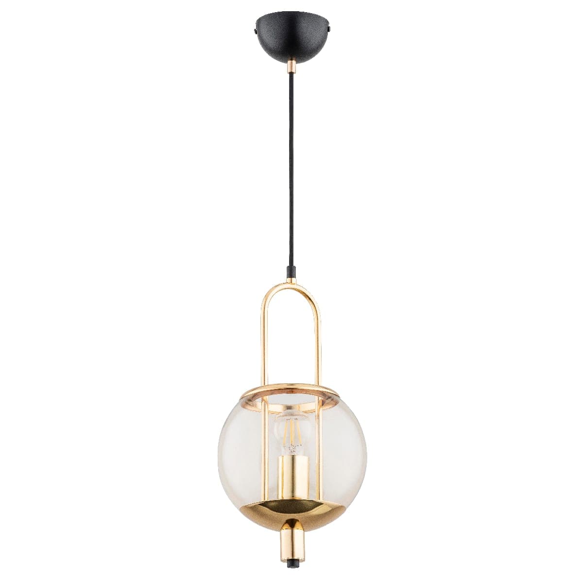 Lustra Pendul Alfa Lerans Aurie 1xE27