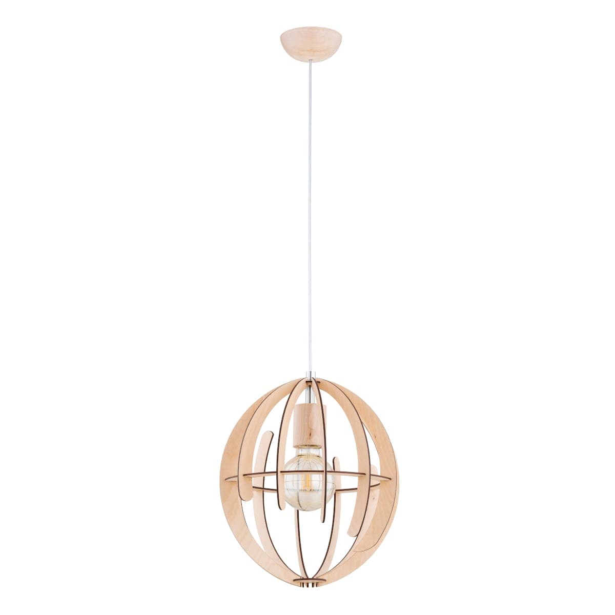 Lustra Pendul Alfa Solaria Lemn 1xE27