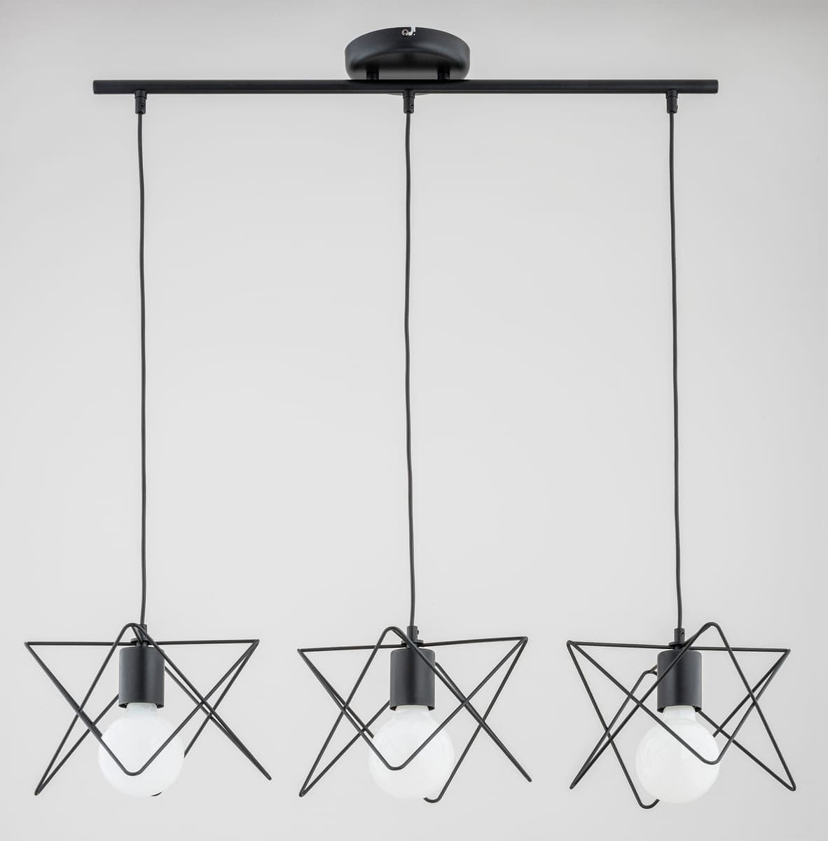Lustra Pendul Alfa Timla Neagra 3xE27