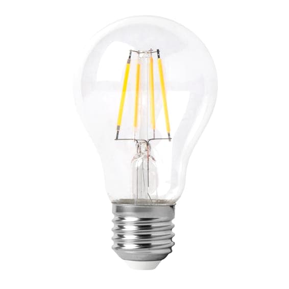 Bec led filament E27 model A55 2W=15W  lumina calda 3000K