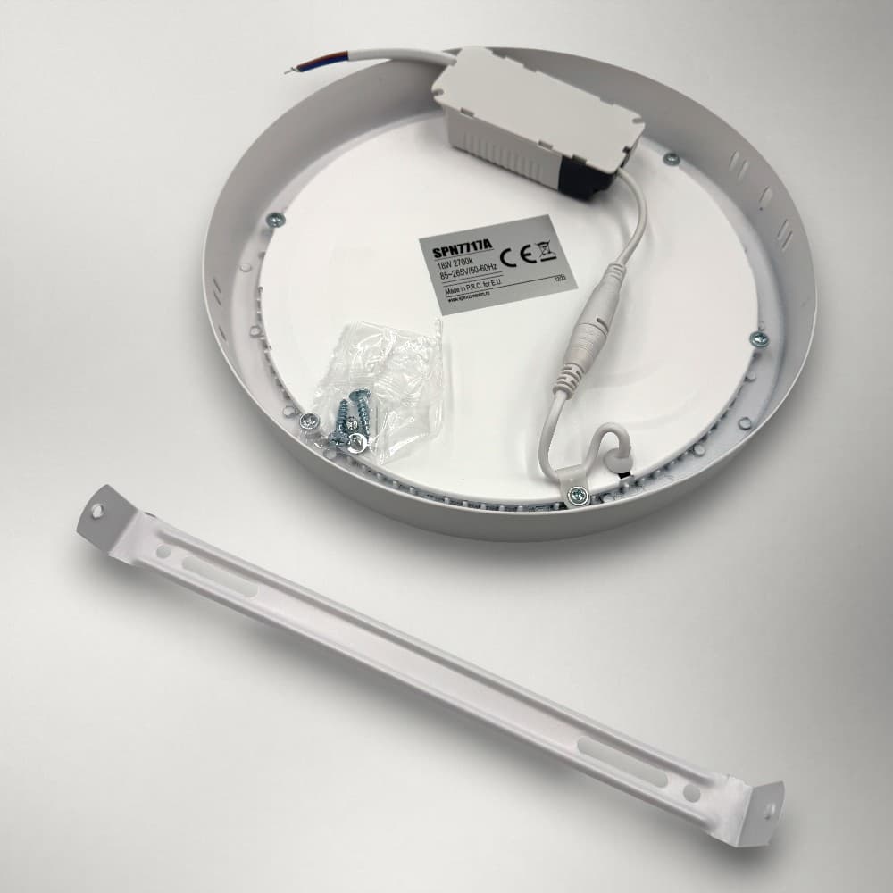 Spot Led aplicat Ø219, 18W=150W, 2700K, lumina calda