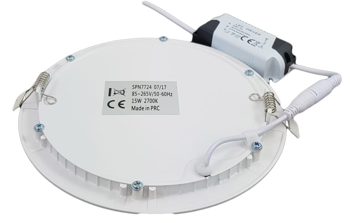Spot Led Slim incastrat Ø192, 15W=100W, 2700K, lumina calda
