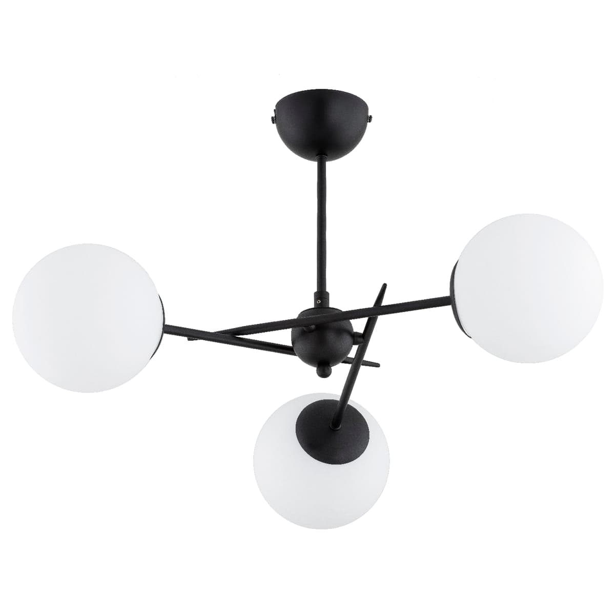 Lustra Alfa Primery Neagra & Alba 3xE14
