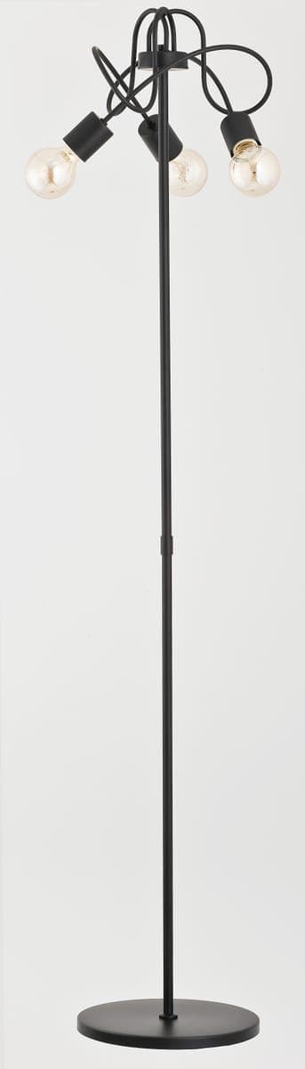 Lampa De Podea Alfa Tango Neagra 3xE27