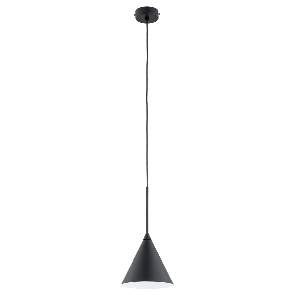 Lustra Pendul Alfa Fabo Neagra 1xE27