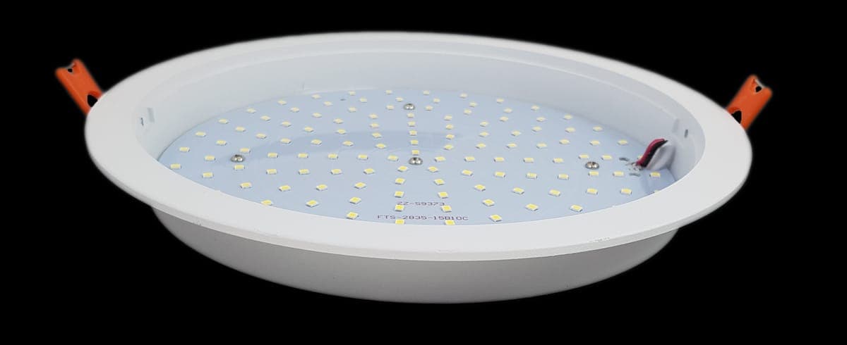 Spot Led Slim incastrat Ø225, 30W=200W, 3000K, lumina calda