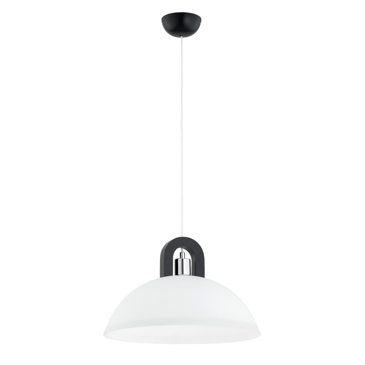 Lustra Pendul Alfa Migot Lemn & Chrome 1xE27