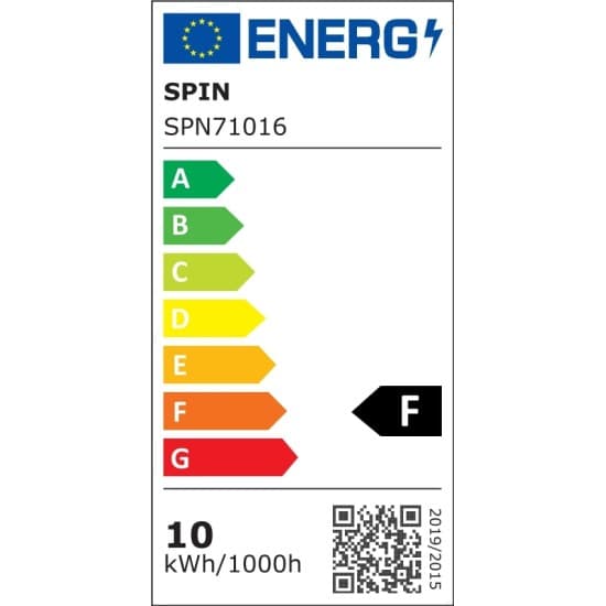 Corp LED baie inox, 10W, 6500K, lumina rece, cu protectie IP44, 450mm