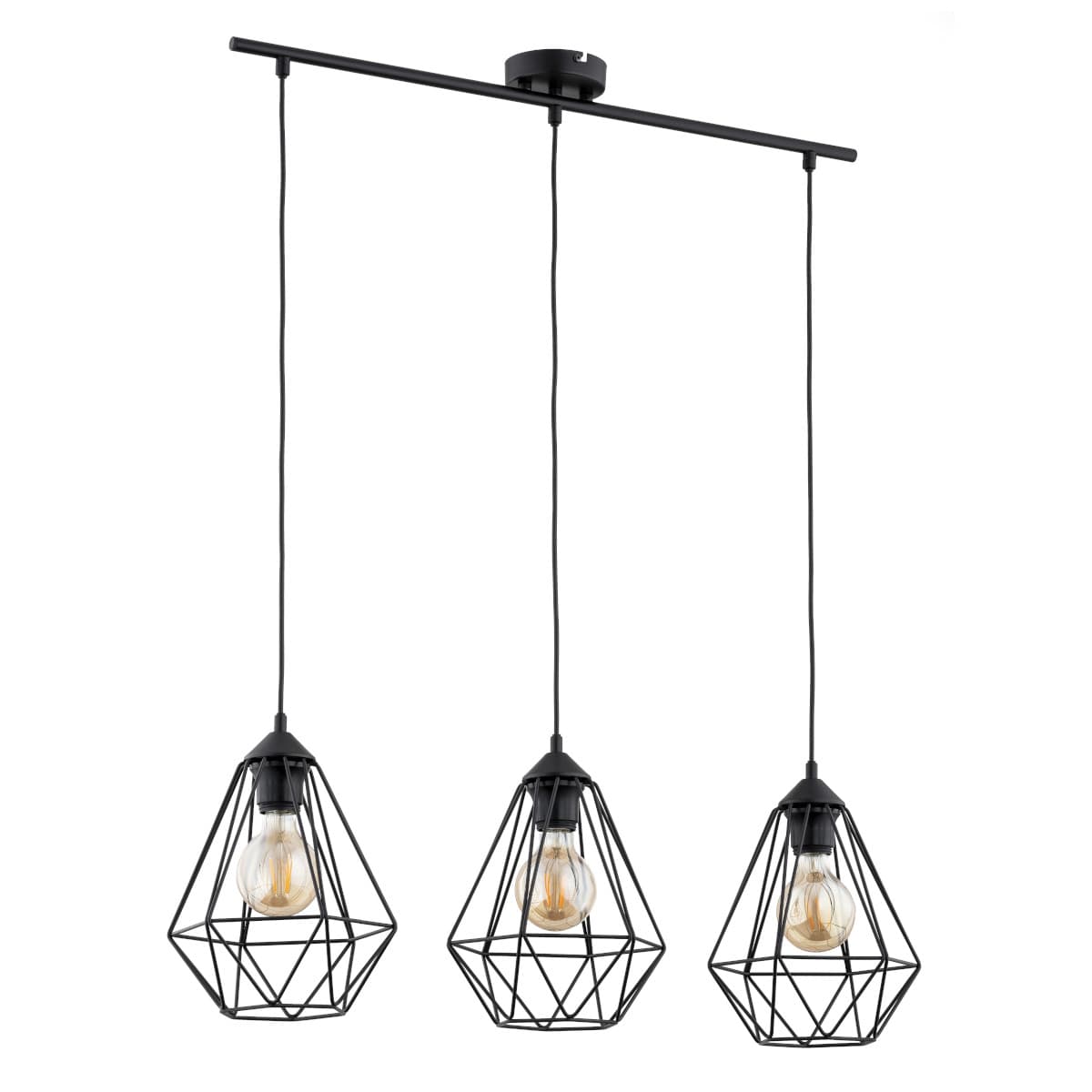 Lustra Pendul Alfa Kosmos Neagra 3xE27