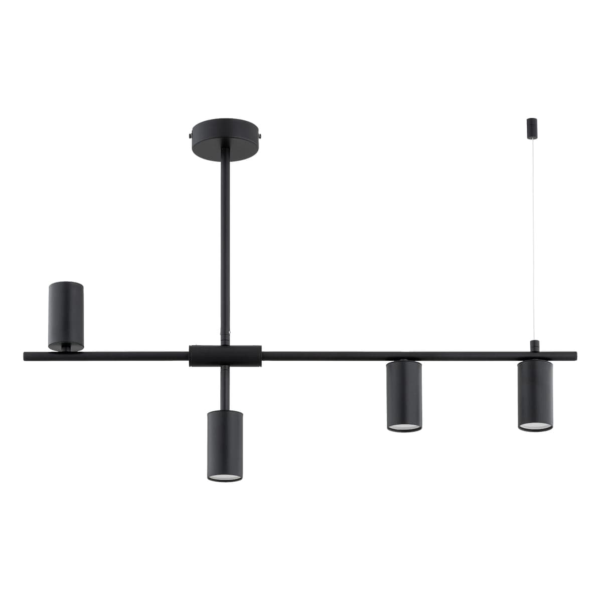 Lustra Alfa Saur Neagra 4xGU10