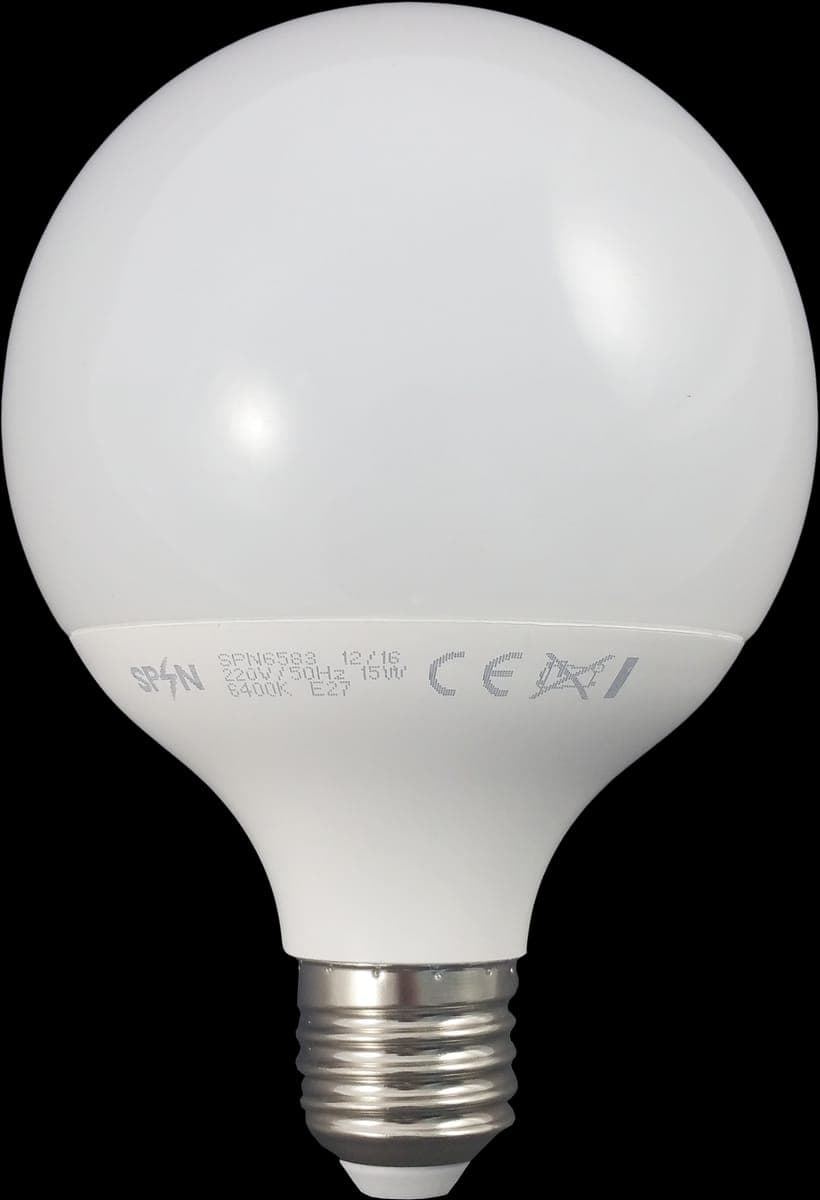 Bec Led E27, model G95, 15W=150W, lumina calda, 1400Lm