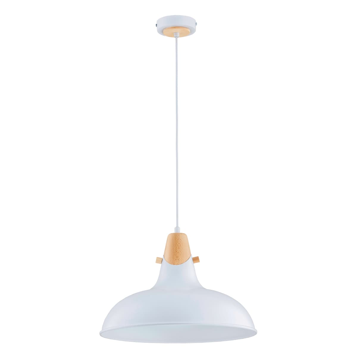 Lustra Pendul Alfa Solo Alba 1xE27