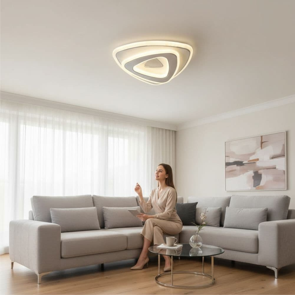 Plafoniera LED Sponde 48W, 240x55mm, 3900lm, 3000k/4000k/6500k